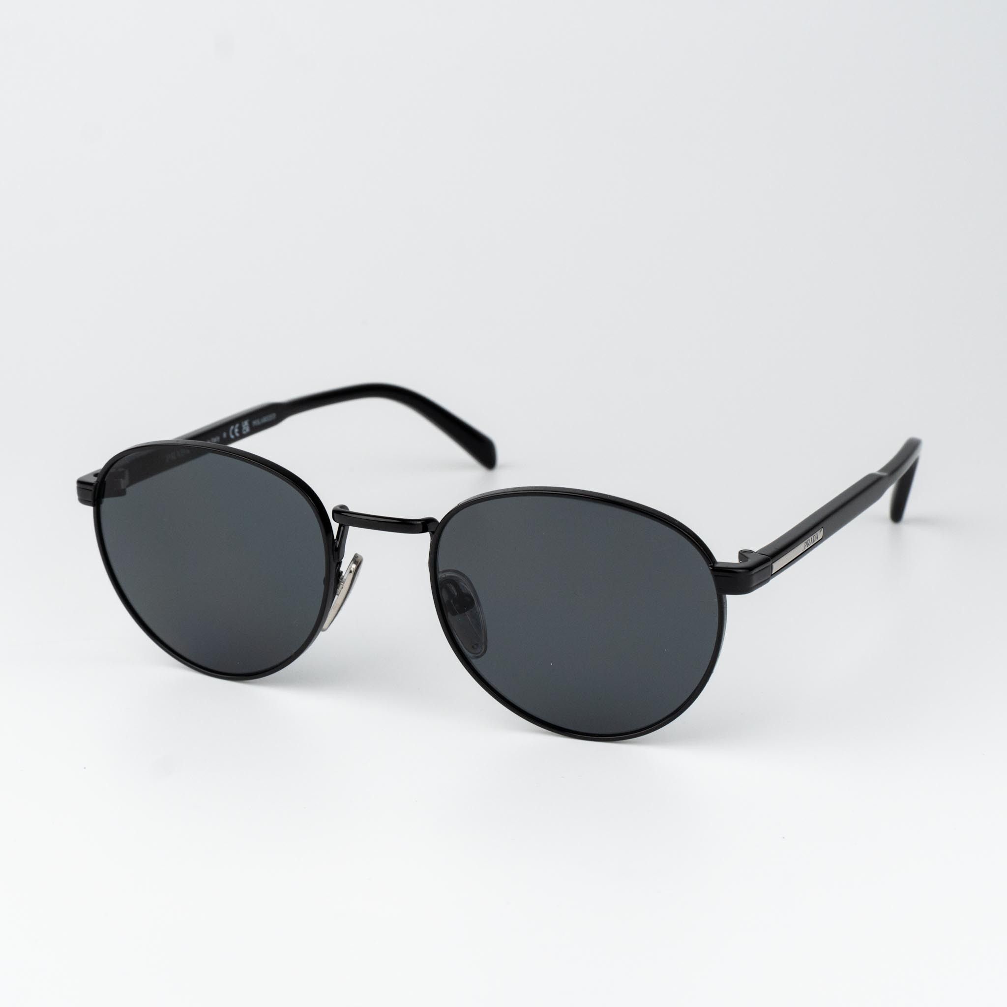 Prada Prada Men Sunglasses Round PRB51S 1AB5Z1 NEW AUTHENTIC Size ONE SIZE - 3 Thumbnail