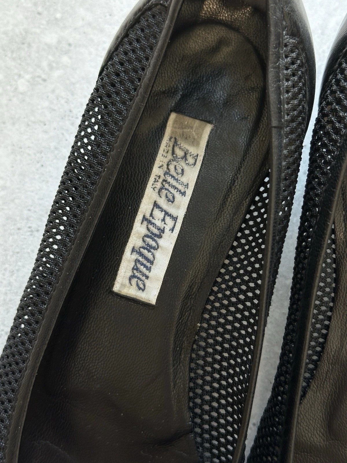 Vintage Vintage Belle Epoque Womens Shoes Mesh Heels Y2k Retro Bloke Size US 12 / IT 42 - 7 Thumbnail