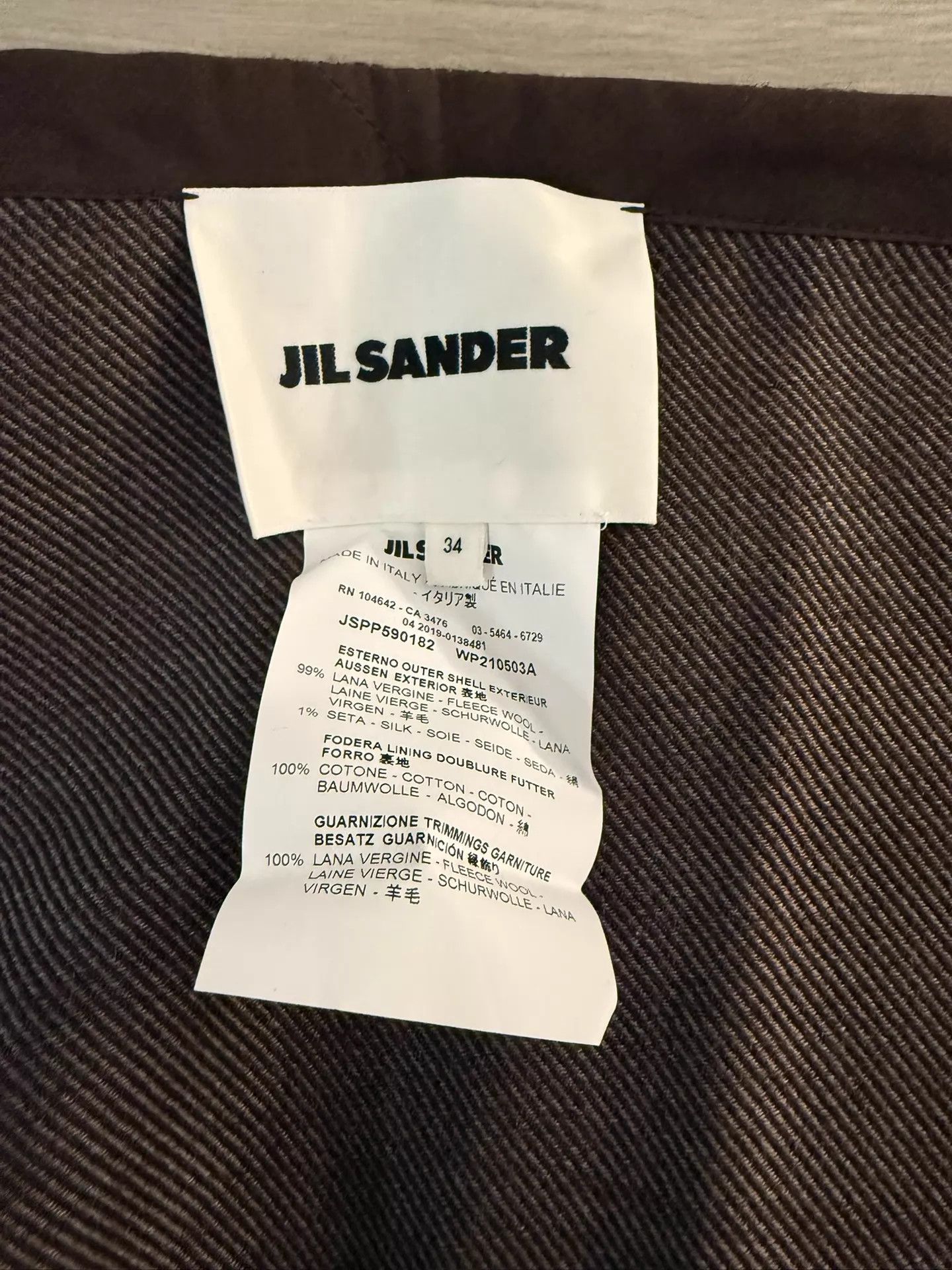 Jil Sander JIL SANDER NEW Oversized Long Shawl Scarf Button Closure Size ONE SIZE - 2 Thumbnail