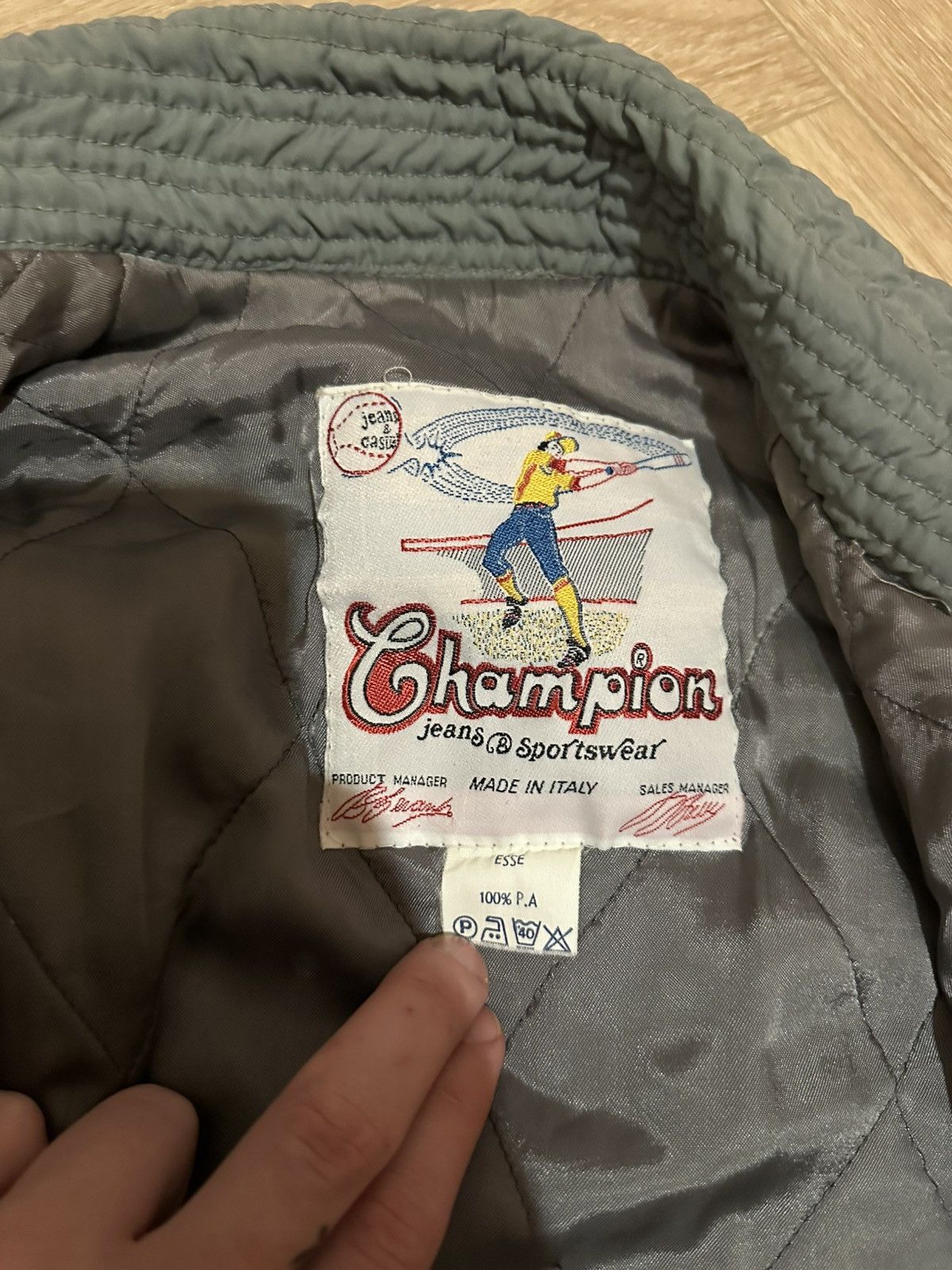Champion Vintage Champion Jeans Military Field Jacket Made in Italy Size US M / EU 48-50 / 2 - 6 Thumbnail