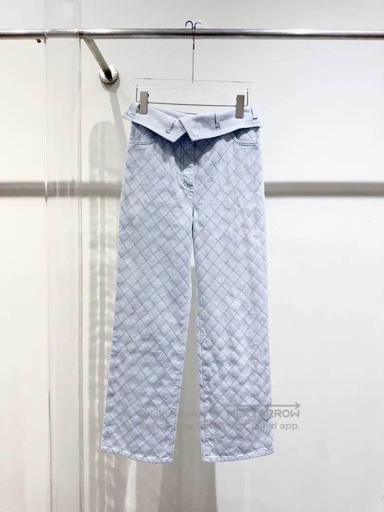 Chanel Diamond-patterned trousers