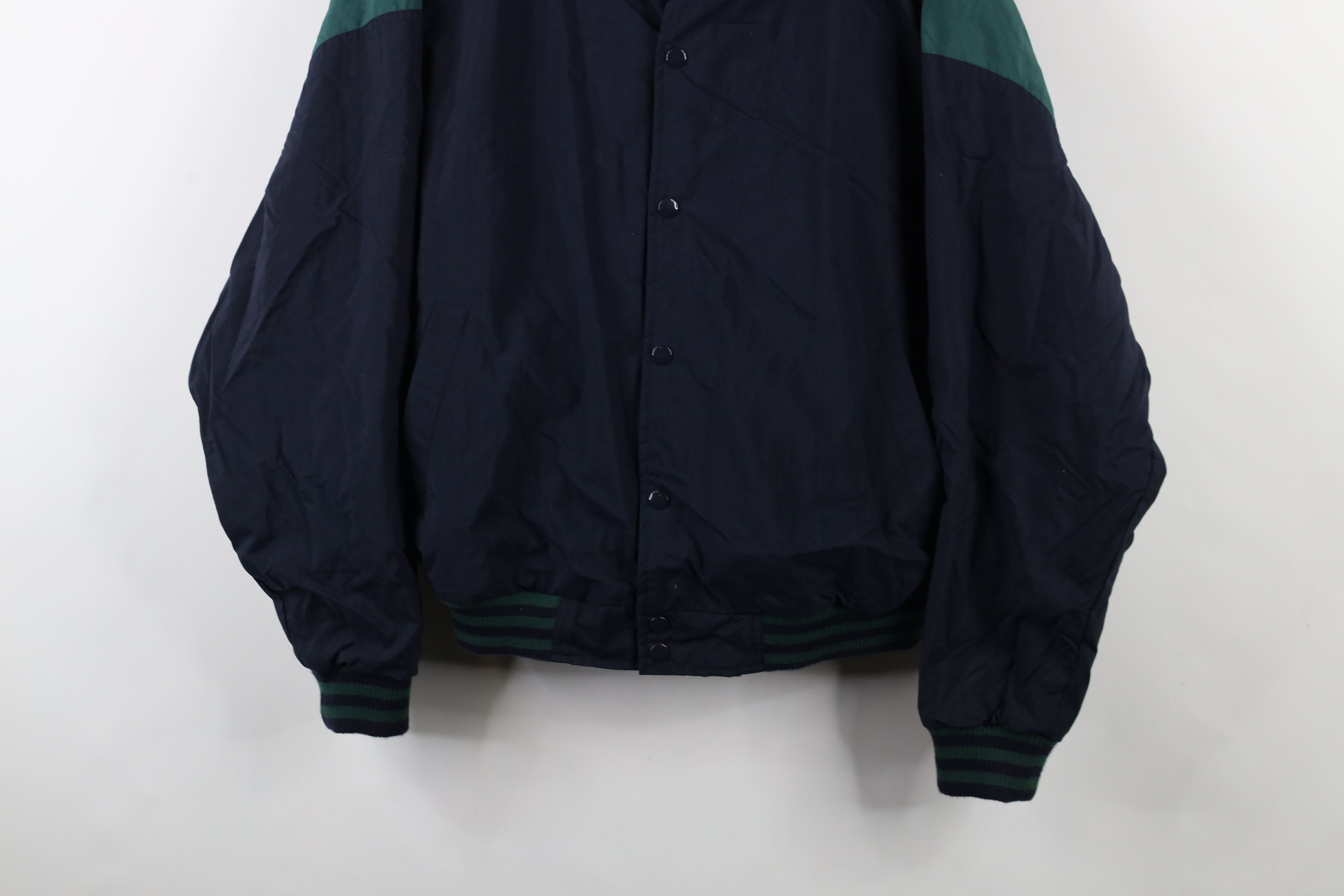 Vintage Vintage 90s Streetwear Lined Varsity Windbreaker Jacket Size US L / EU 52-54 / 3 - 3 Thumbnail