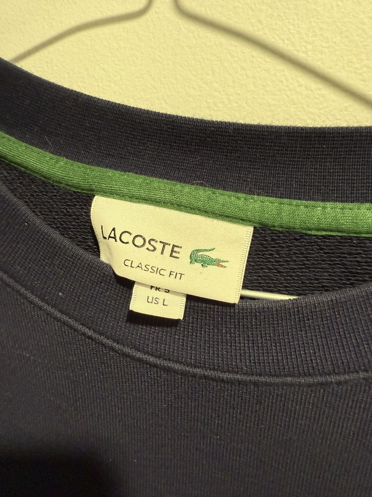Lacoste Lacoste crewneck Size US L / EU 52-54 / 3 - 3 Thumbnail