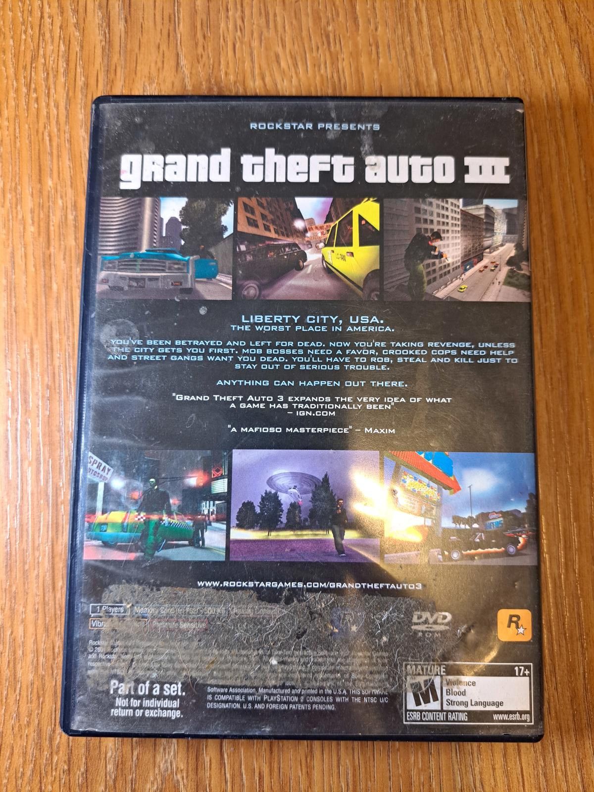 Rockstar Games Grand Theft Auto 3 PlayStation 2 Game PS2 Size ONE SIZE - 2 Thumbnail