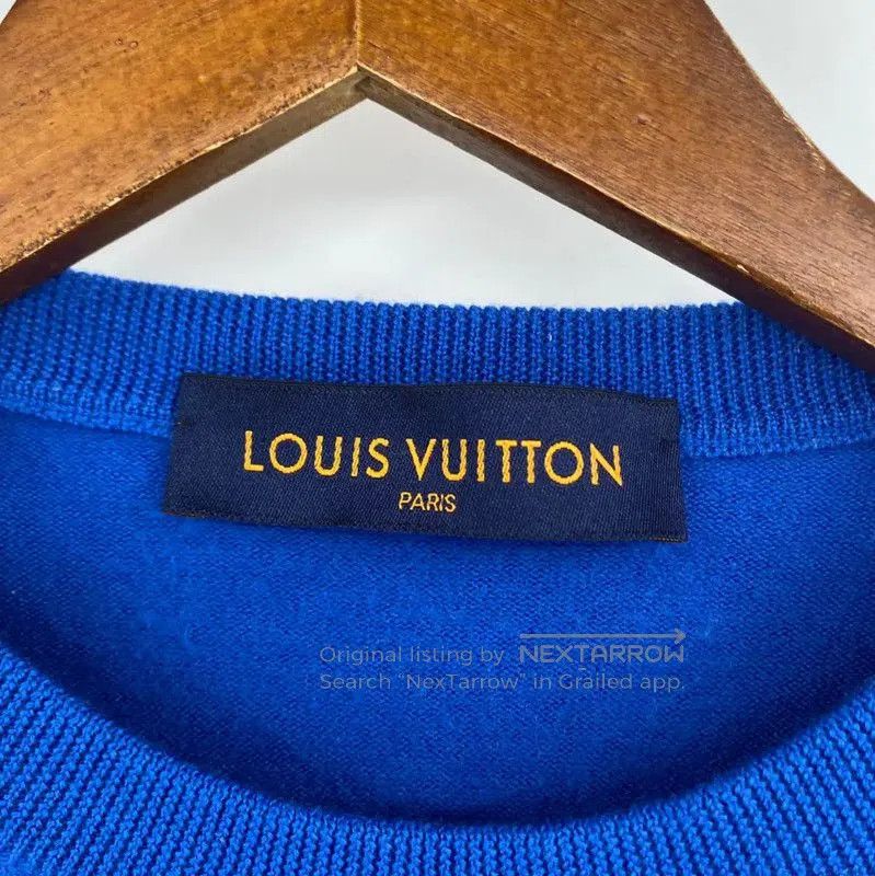 Louis Vuitton Louis Vuitton Blue Cotton Summer T. Size L / US 10 / IT 46 - 3 Thumbnail