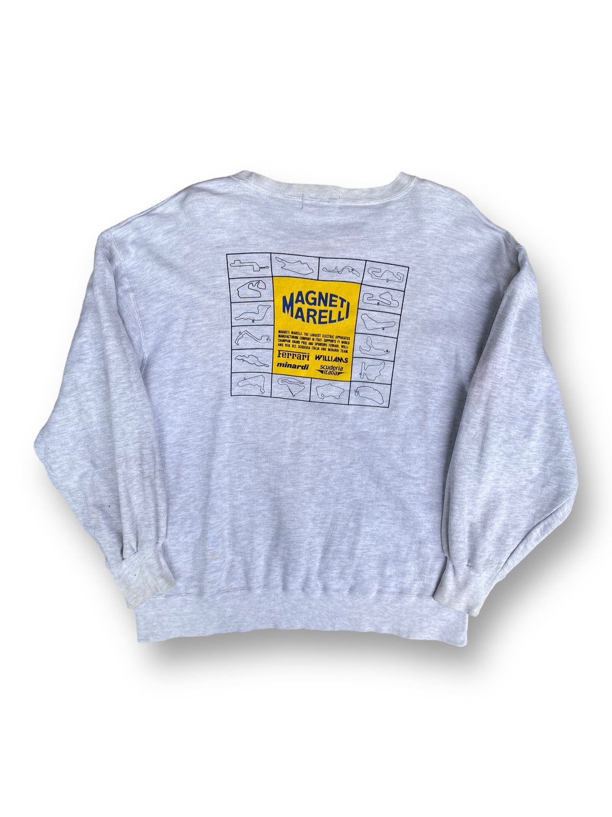 Ferrari × Sports Specialties Vintage Magneti Marelli Ferrari Sweatshirt. #B9 Size US XL / EU 56 / 4 - 2 Thumbnail