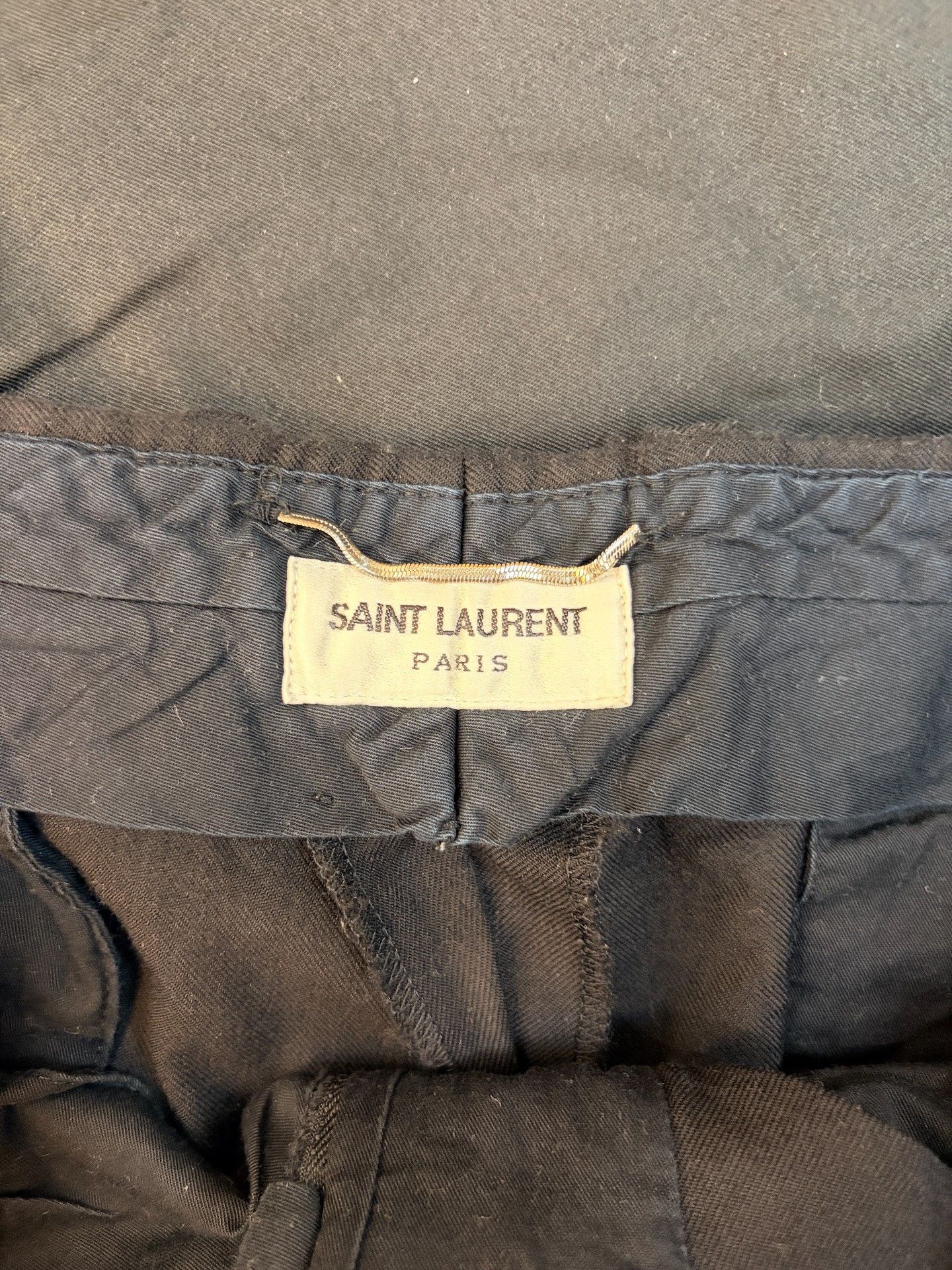 Saint Laurent Paris Saint Laurent 2016 SS Black Wool Trousers Size US 36 / EU 52 - 3 Thumbnail