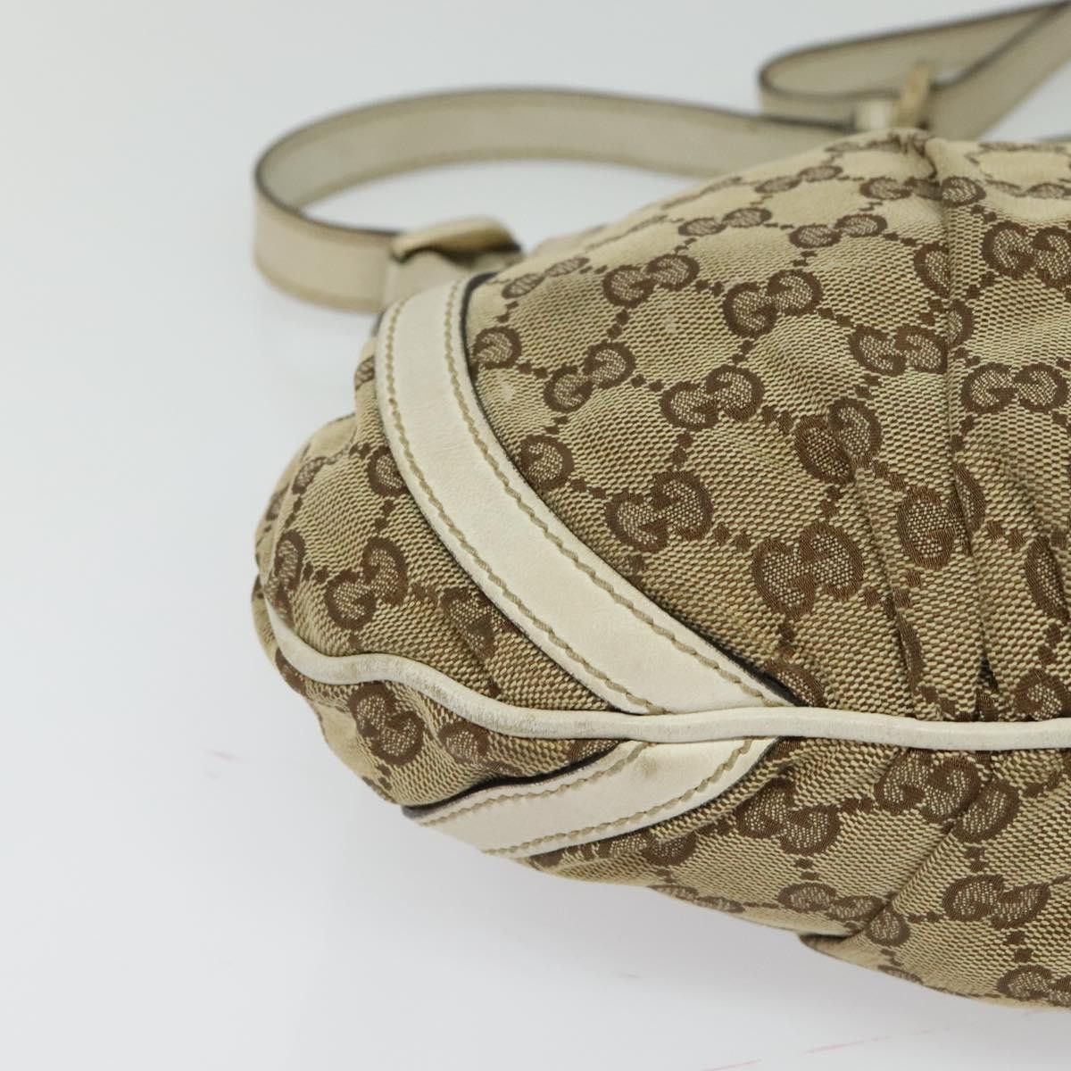 Gucci GUCCI GG Canvas Abbey Shoulder Bag Beige Gold Size ONE SIZE - 10 Thumbnail