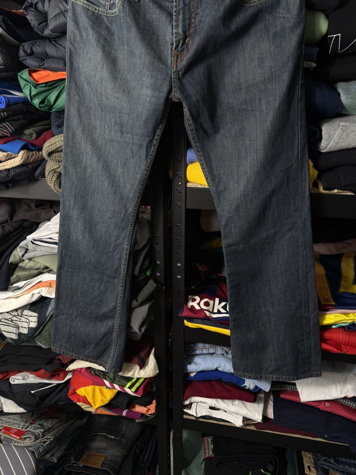 Levi's Vintage Clothing Levi’s 525 Bootcut Jeans Women W32 Vintage Y2K Blue Denim Size 32" / US 10 / IT 46 - 4 Thumbnail