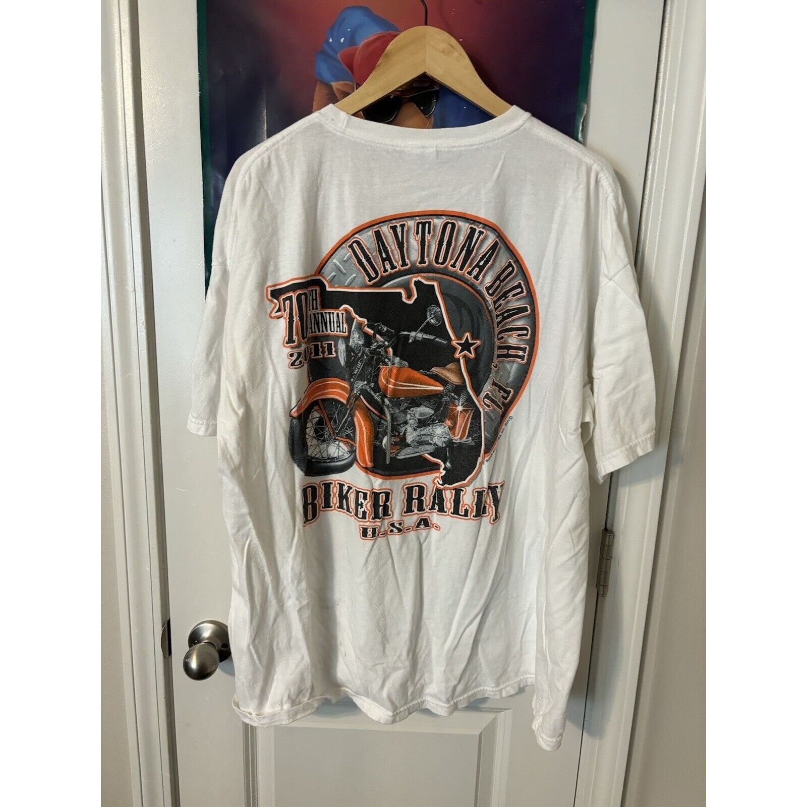 Other vintage daytona beach motorcycles y2k beige shirt size 2XL Size US XXL / EU 58 / 5 - 7 Thumbnail