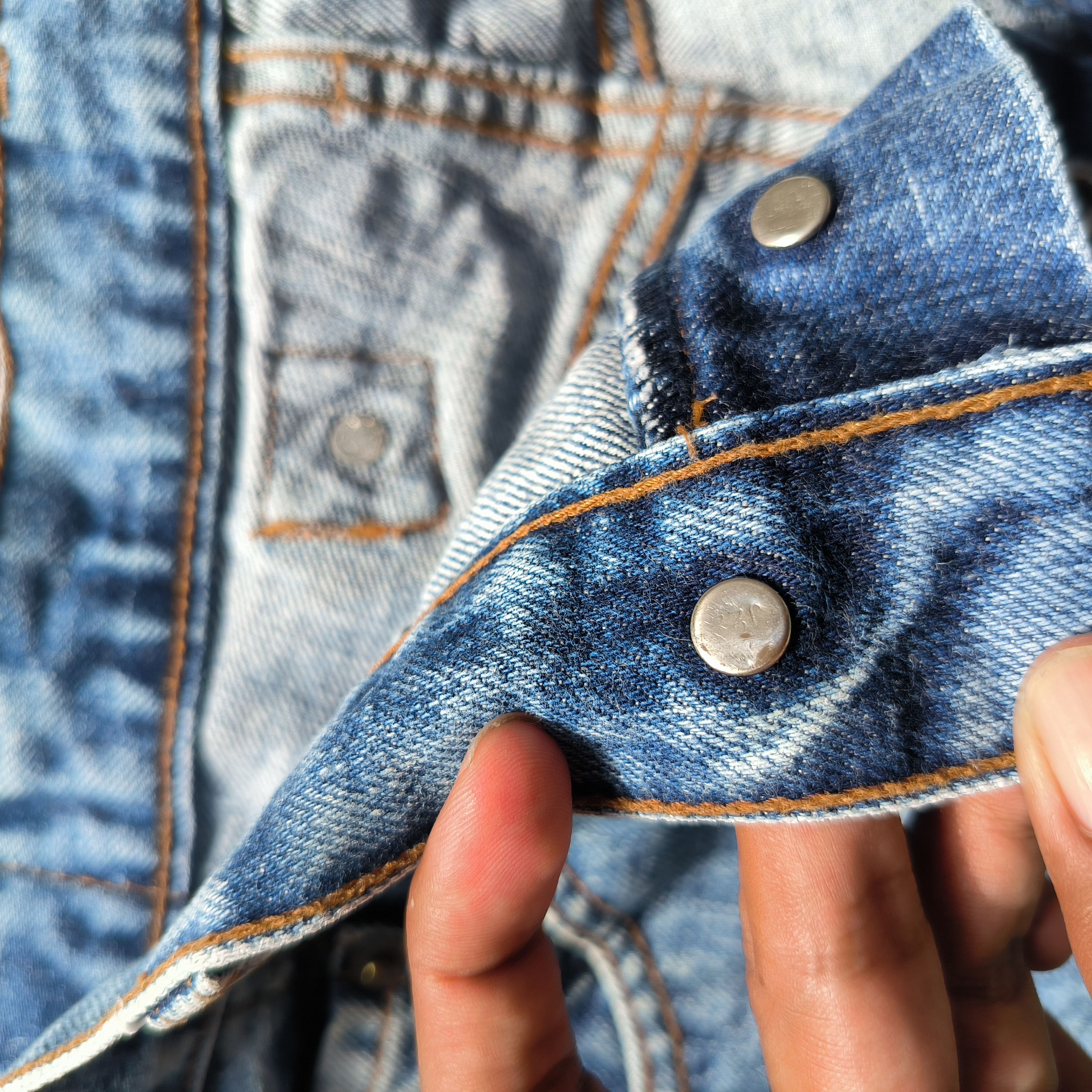 Levi's Vintage 1980s Levis 701XX Big E Selvedge Jeans Size US 30 / EU 46 - 13 Thumbnail