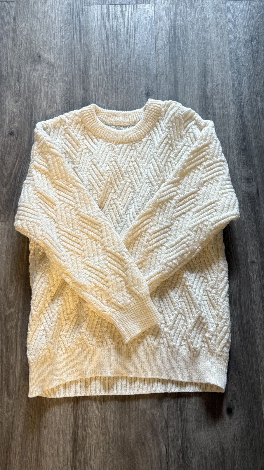 Other Cream Knit Sweater Size US M / EU 48-50 / 2 - 1 Thumbnail