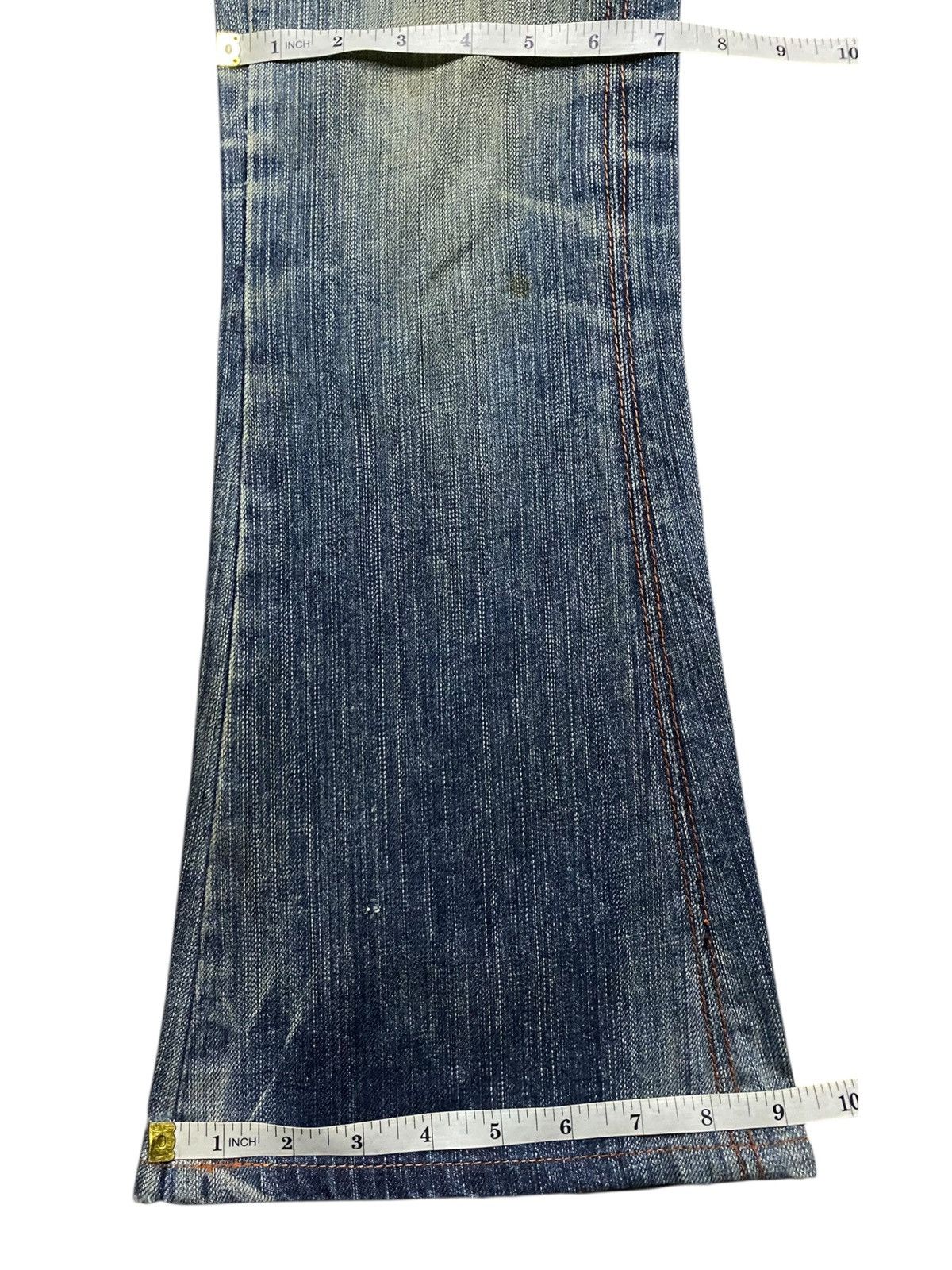Vintage Japan Brand Made in Nippon Mud Wash Flare Jeans