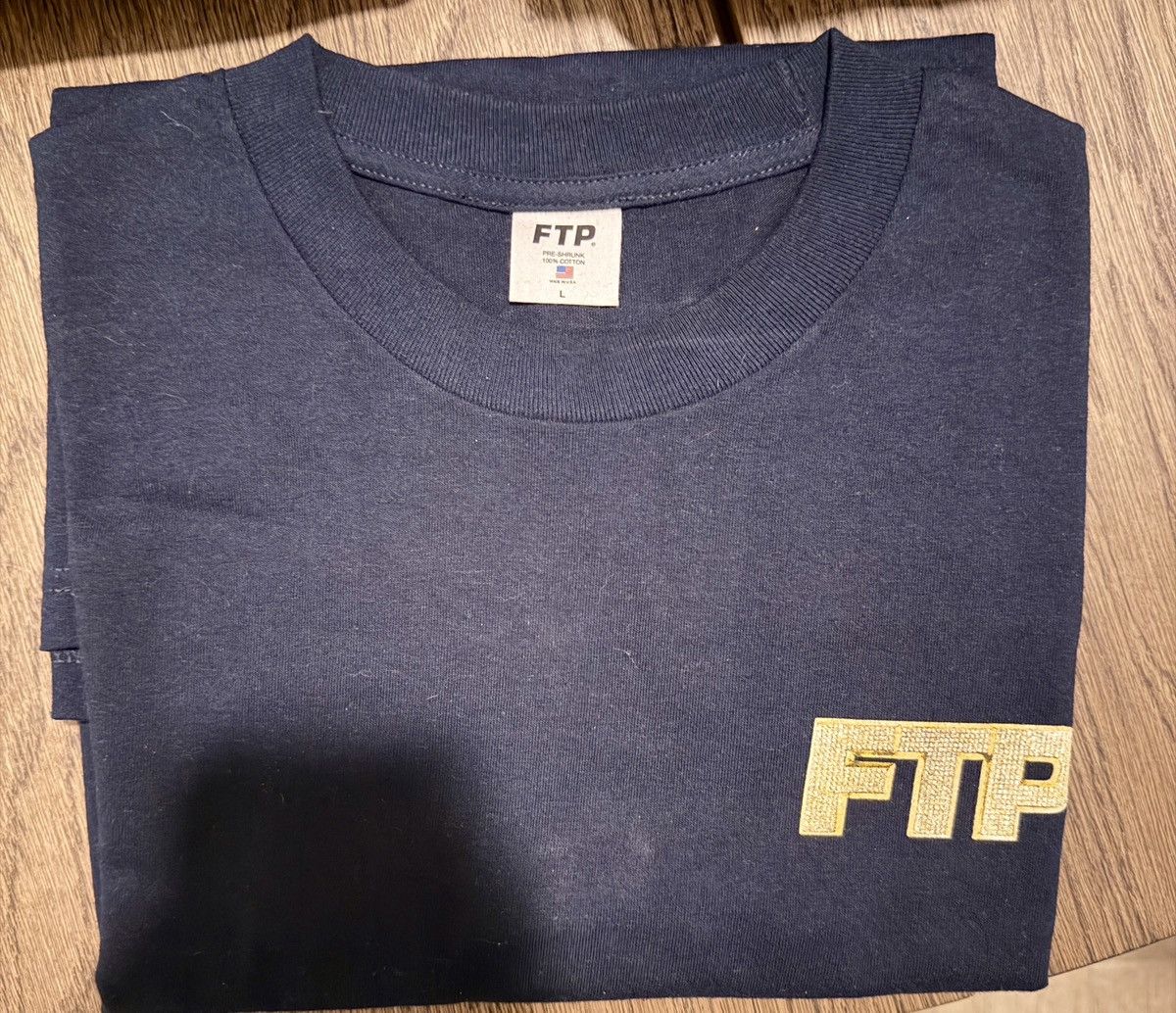 Fuck The Population FTP Bling Logo Tee. Size US L / EU 52-54 / 3 - 1 Thumbnail