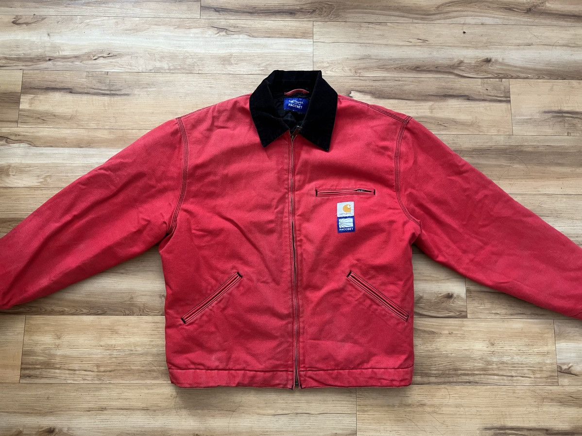 Carhartt Wip Carhartt WIP x Paccbet Detroit Work Jacket Red | Grailed