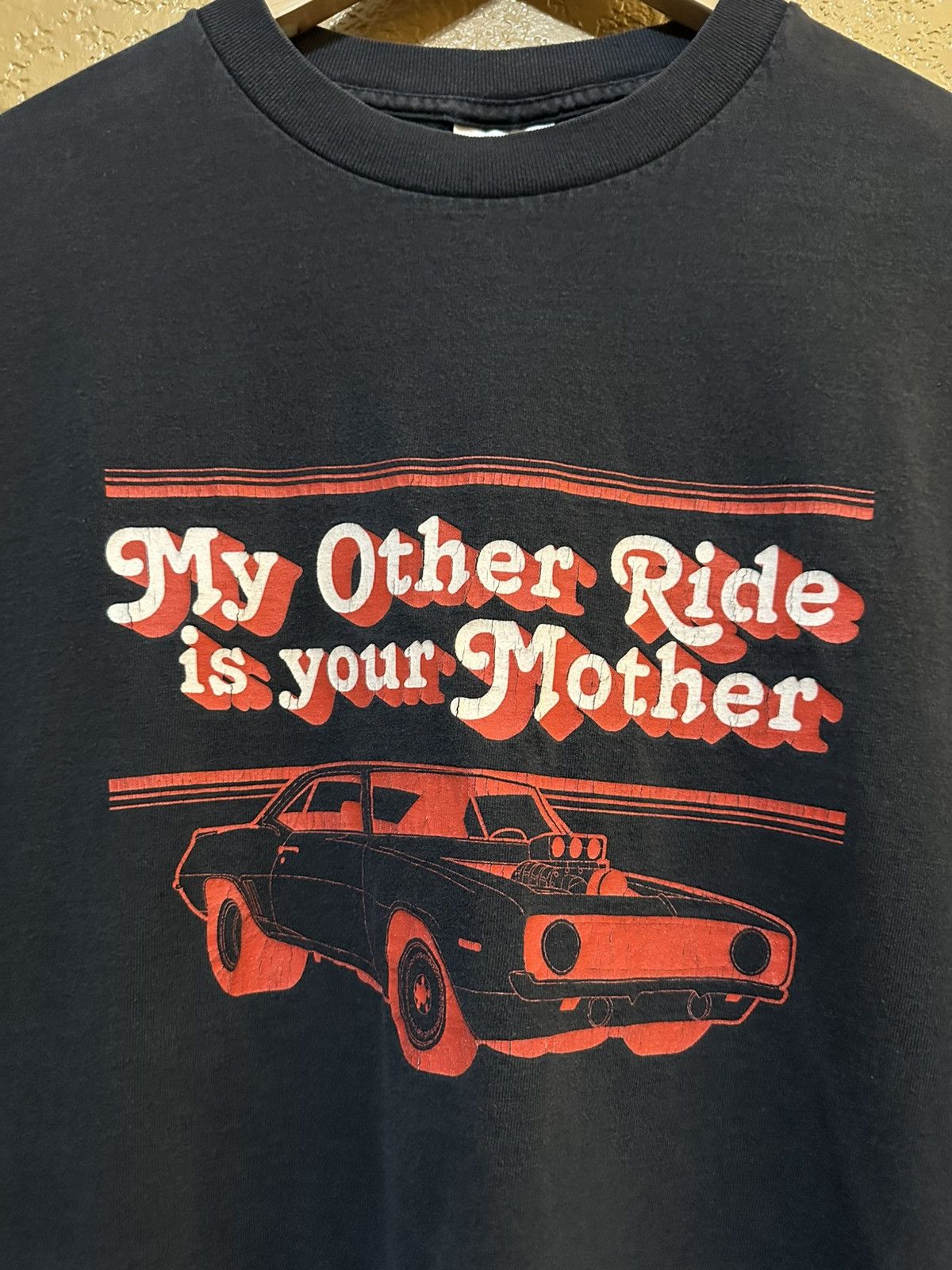 Vintage faded vintage My Other Ride Is Your Mother tee shirt Size US L / EU 52-54 / 3 - 2 Thumbnail