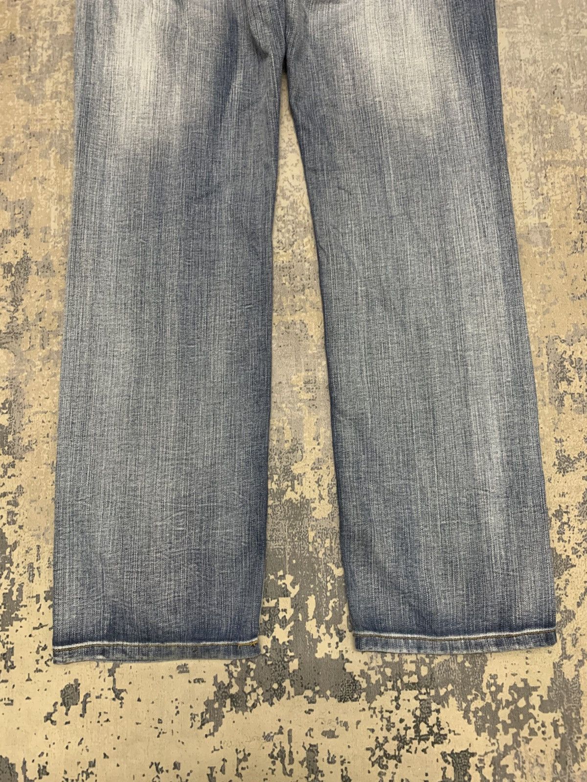 japan back number smoke wash denim y2k style