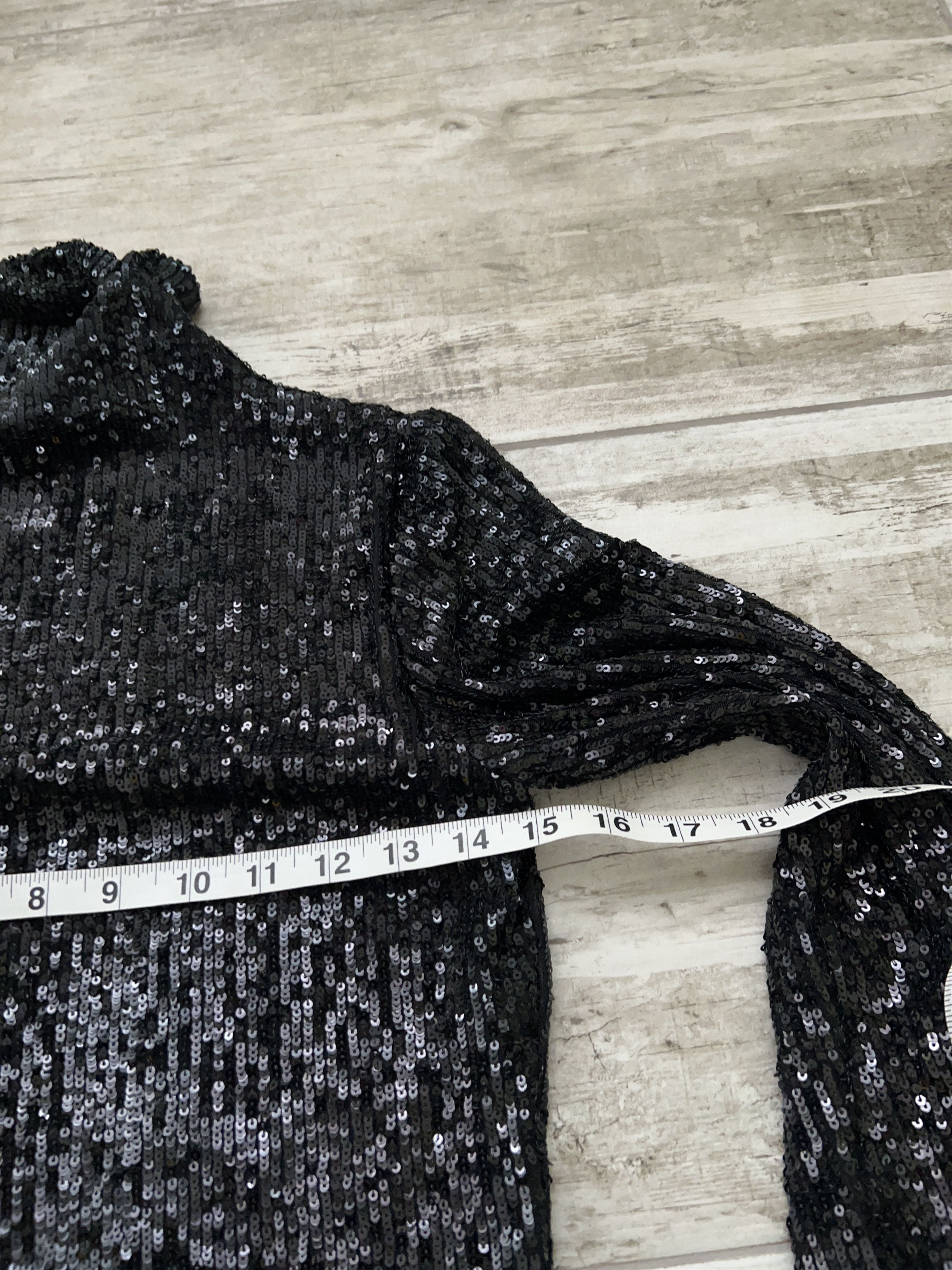 Redemption REDEMPTION Draped Sequins Top Shirt Blouse Baggy Sleeves Size S / US 4 / IT 40 - 7 Thumbnail