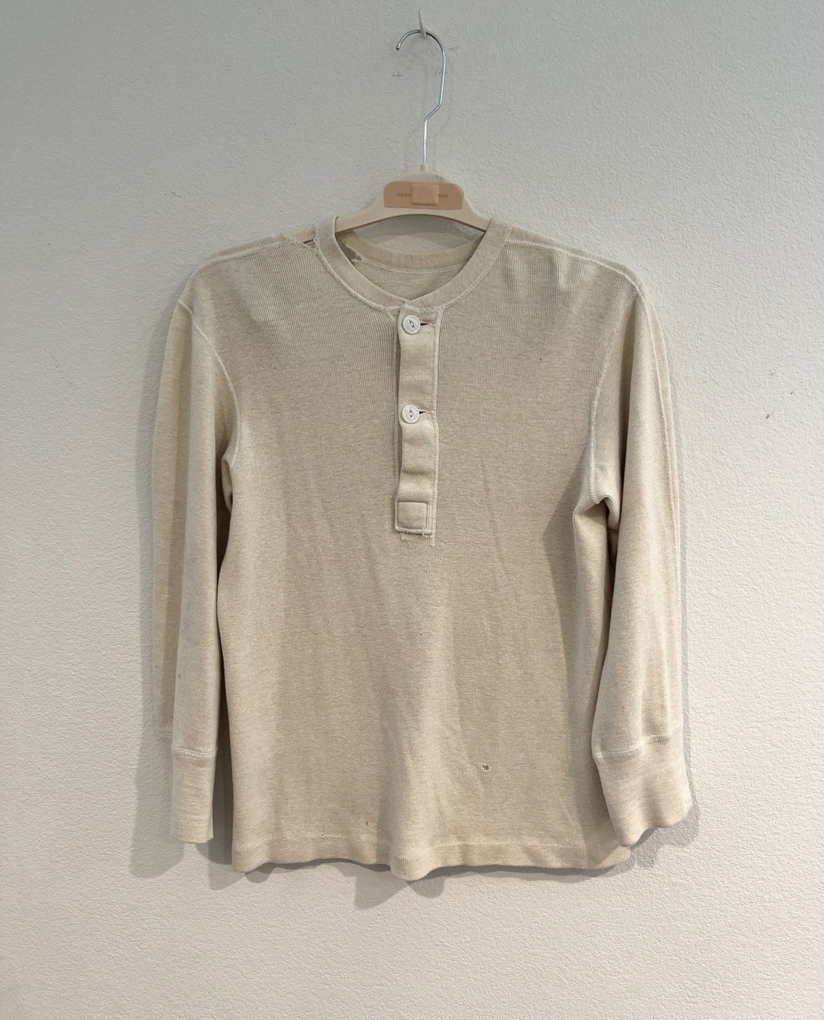 image of Vintage 60S Thermal Military in Tan, Men's (Size Small)