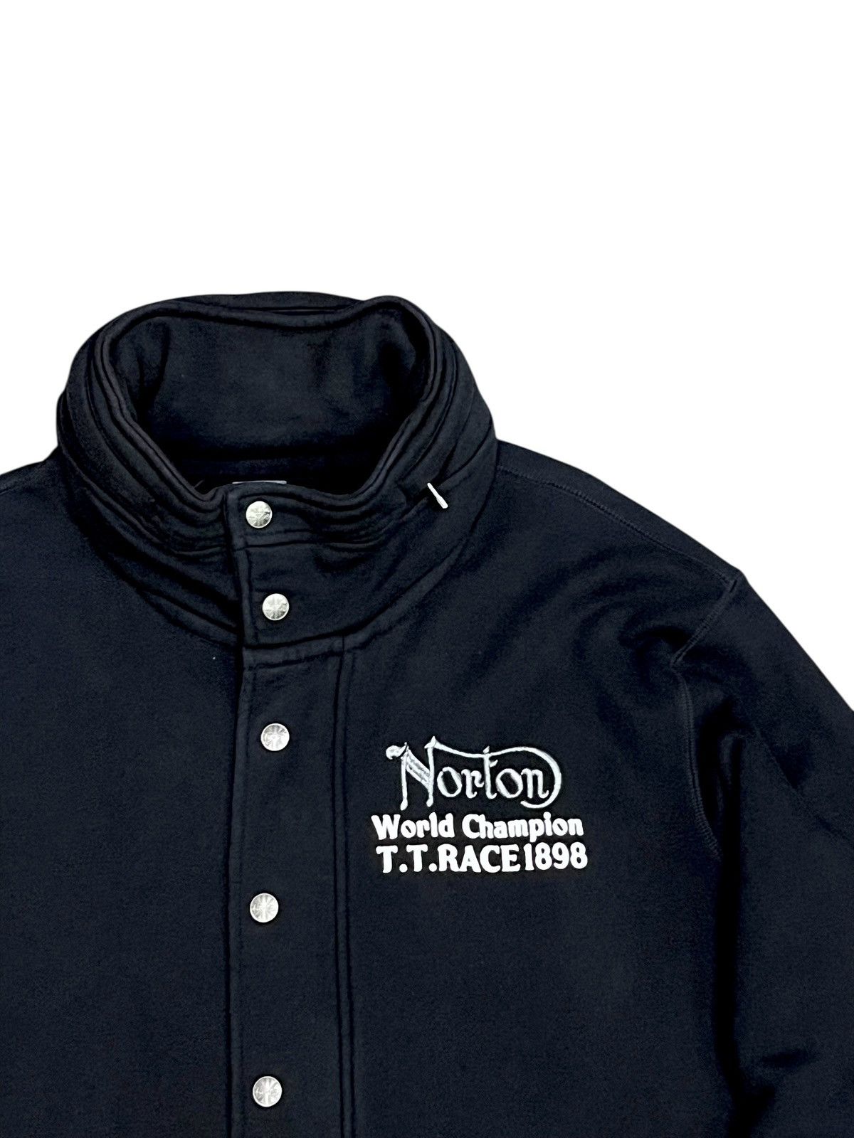 Norton 🔥Vintage NORTON Rocker Club Hoodie w/ Moto Punk Graphics Size US L / EU 52-54 / 3 - 8 Thumbnail