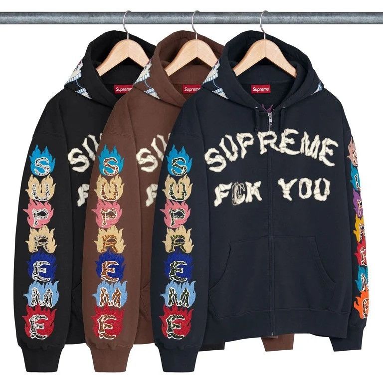 Supreme × Undercover Supreme Undercover Black Zip Up Hoodie
