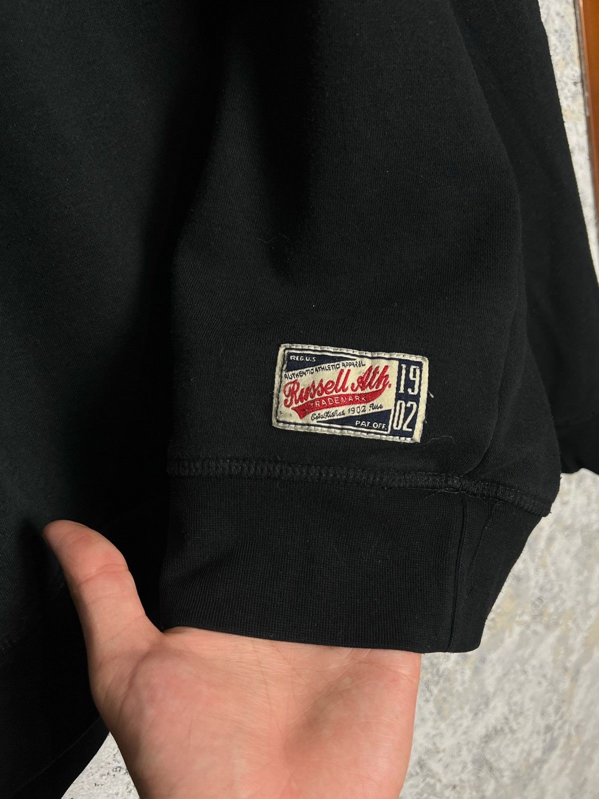 Russell Athletic × Vintage Vintage Russell Athletic USA Big Logo Oversize Sweatshirt Size US XXL / EU 58 / 5 - 3 Thumbnail