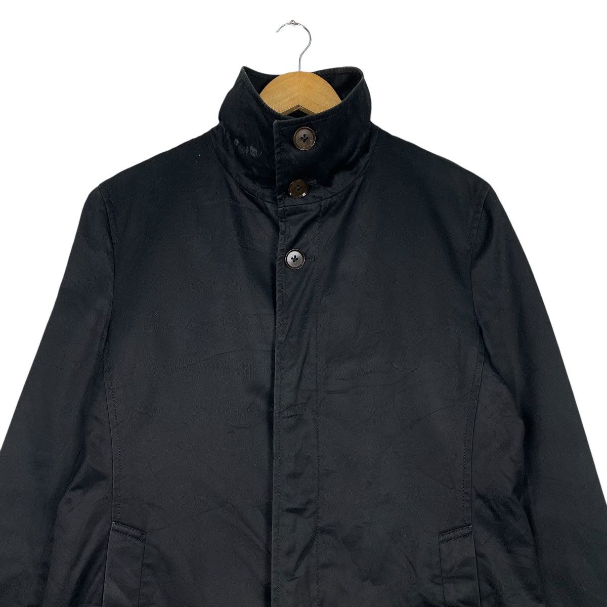 Japanese Brand × Y's for Men × Yohji Yamamoto 💥INED HOMME SMART BLACK BUTTON JACKET Size US M / EU 48-50 / 2 - 2 Thumbnail