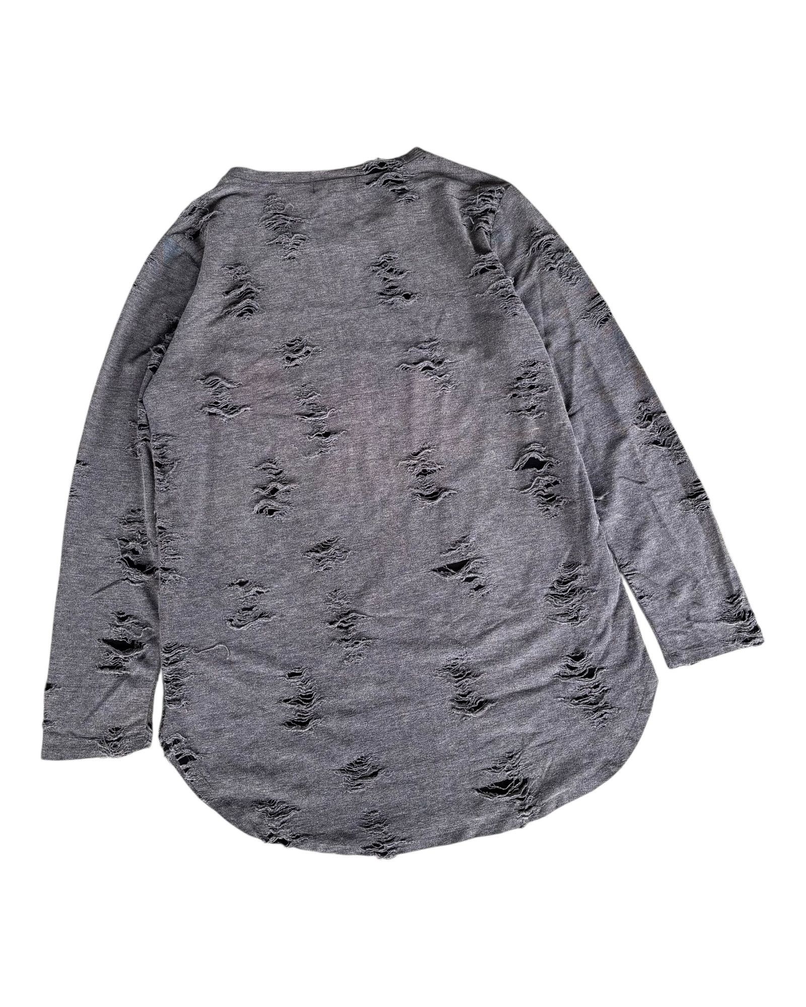 Comme des Garcons 🇯🇵Archive Comme Des Garcons Distress Long Sleeve Shirt Size US M / EU 48-50 / 2 - 7 Thumbnail
