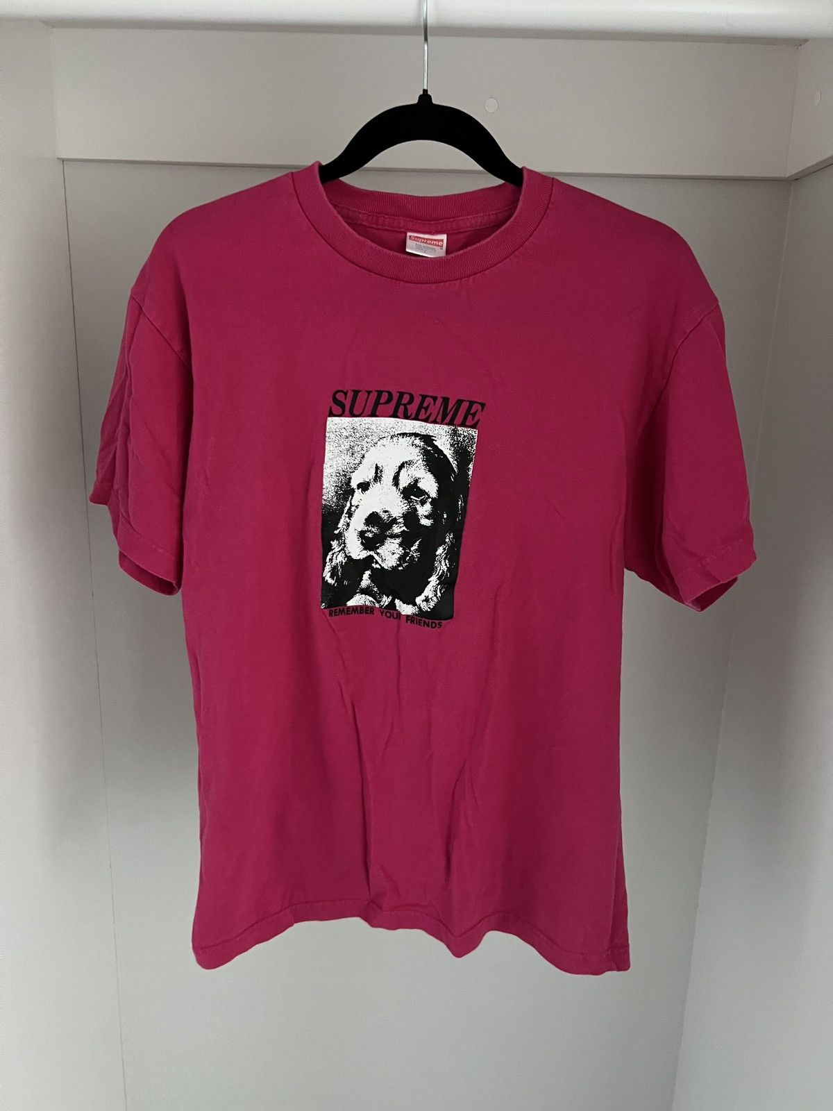 Streetwear Supreme Supreme Remember Your Friends Pink T Shirt Grailed