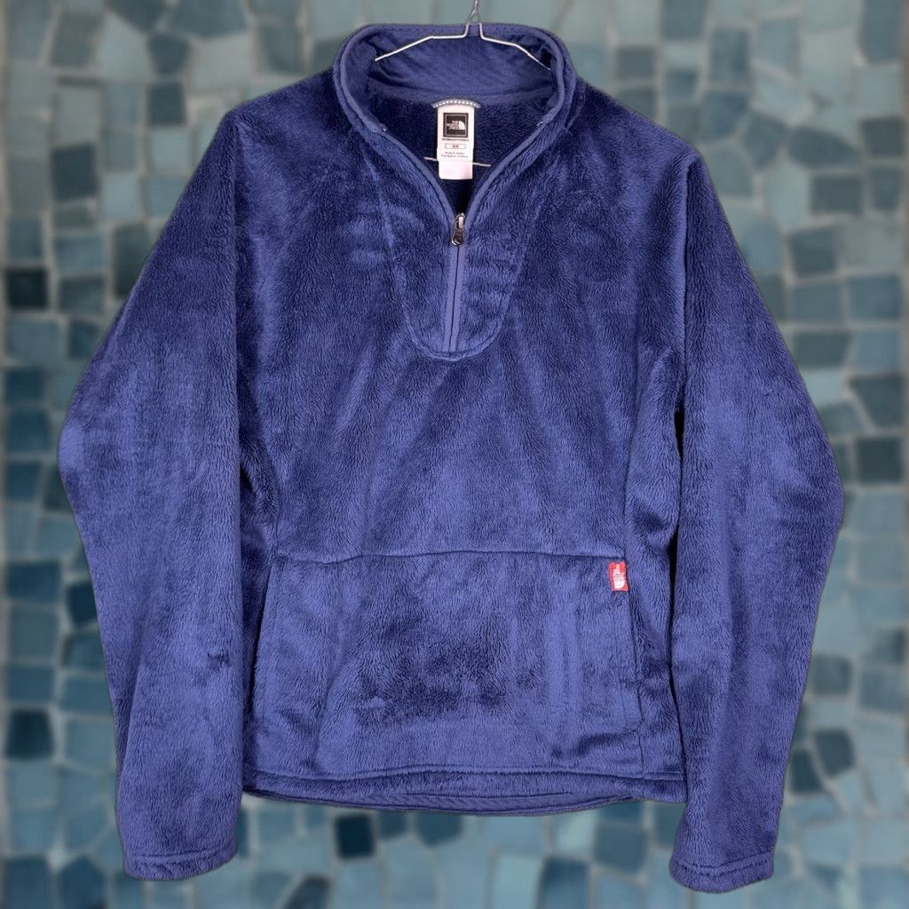 The North Face The North Face Jacket Women M Mossbud Fur 1/4 Zip Pullover AHPM Vintage 1993 Sweater Size M / US 6-8 / IT 42-44 - 1 Thumbnail