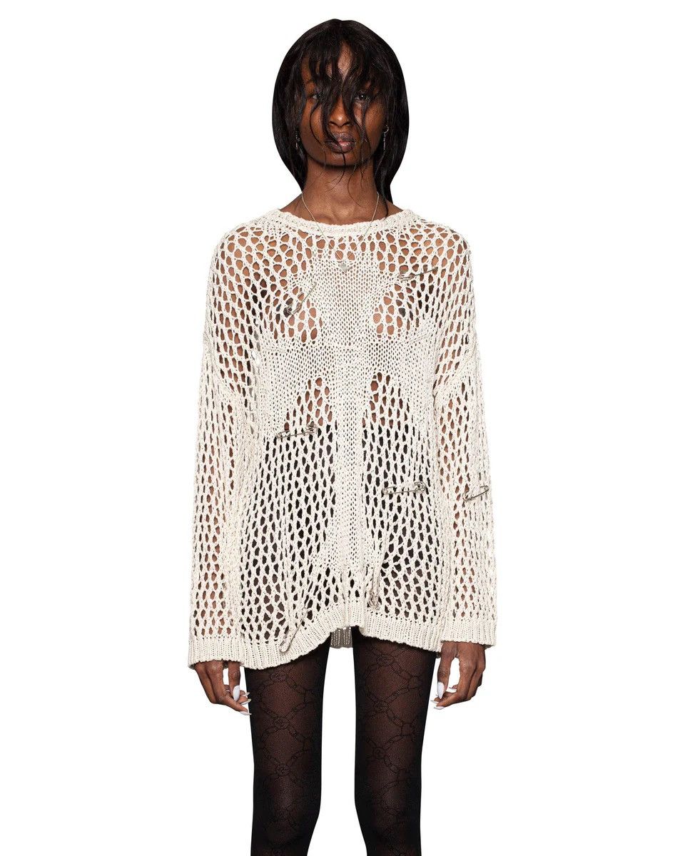 Designer × Racer Worldwide RACER WORLDWIDE CROSS NET SWEATER Size US L / EU 52-54 / 3 - 4 Thumbnail