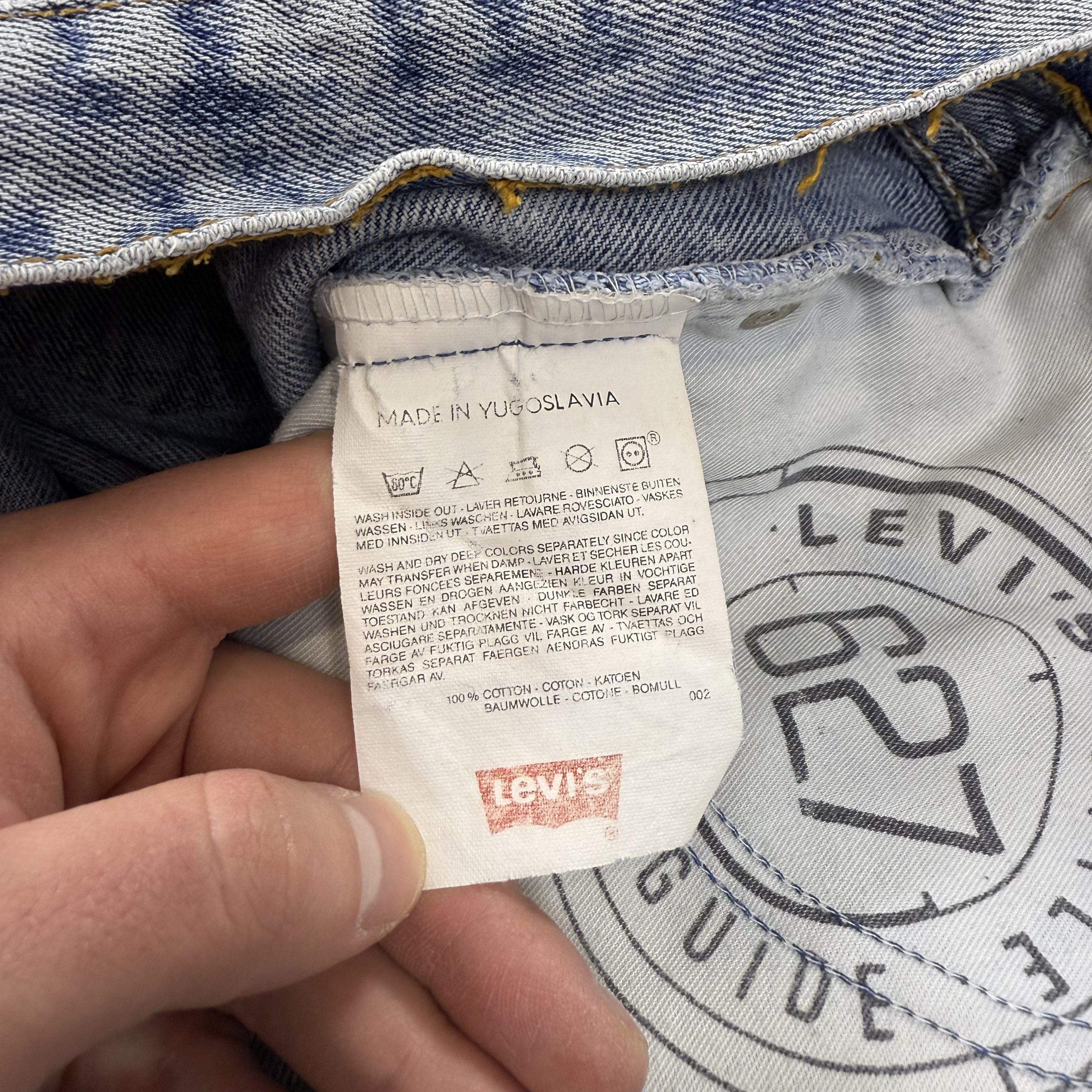 Levi's Vintage Levi's 627 Orange Tab Stonewashed Blue Denim Jeans Size US 32 / EU 48 - 13 Thumbnail