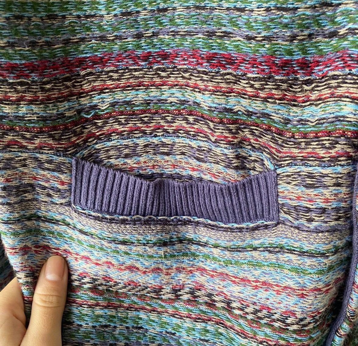 Fucking Awesome Fucking Awesome Dill Painting Intarsia Cardigan Size US XS / EU 42 / 0 - 3 Thumbnail