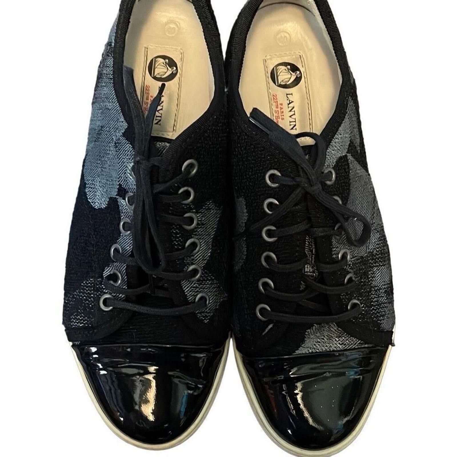 Lanvin Lanvin of Paris patent leather women's sneakers Size US 9.5 / IT 39.5 - 2 Thumbnail