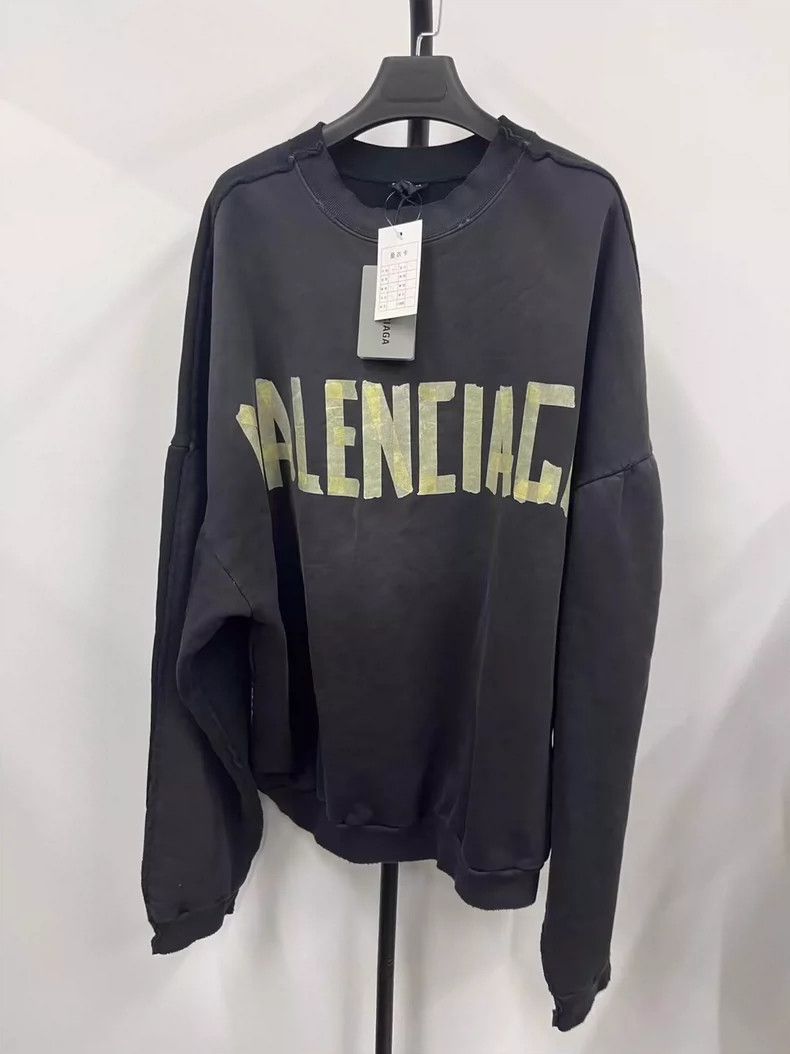 Balenciaga Balenciaga Tape 3 B 2-in-1 Patchwork Wash Break Long Sleev Size US XS / EU 42 / 0 - 1 Thumbnail