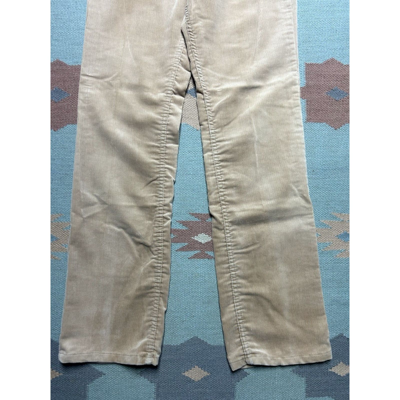 Gap VINTAGE Gap Pioneer Corduroy Pants Straight Khaki Tan 30x31 Mens Beige 70s Khakis Pants Size US 30 / EU 46 - 6 Thumbnail