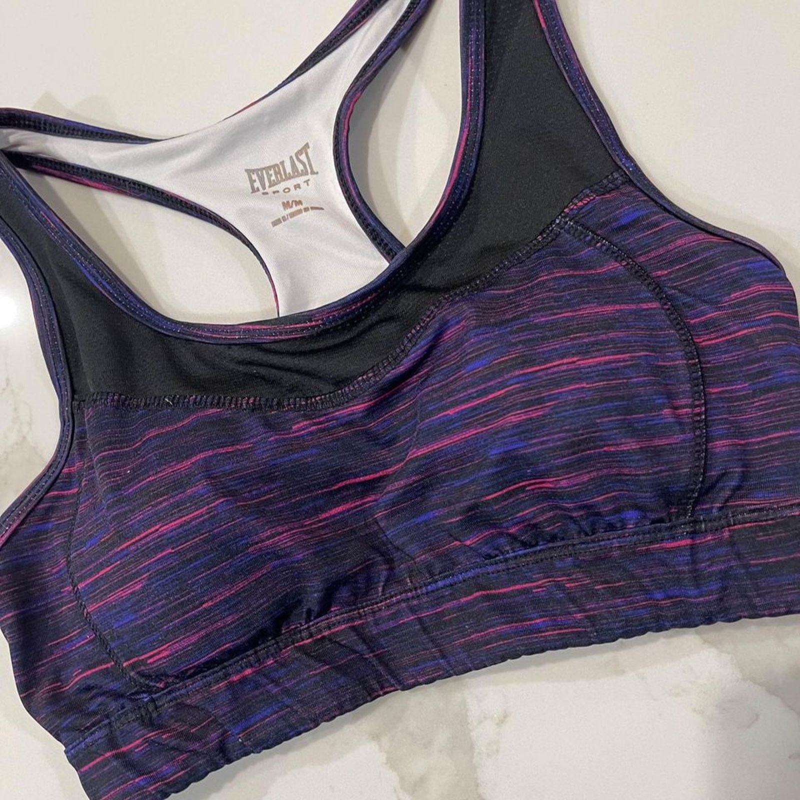 Everlast Everlast Sport Racerback Padded Sports Bra Women’s Medium Size ONE SIZE - 2 Thumbnail
