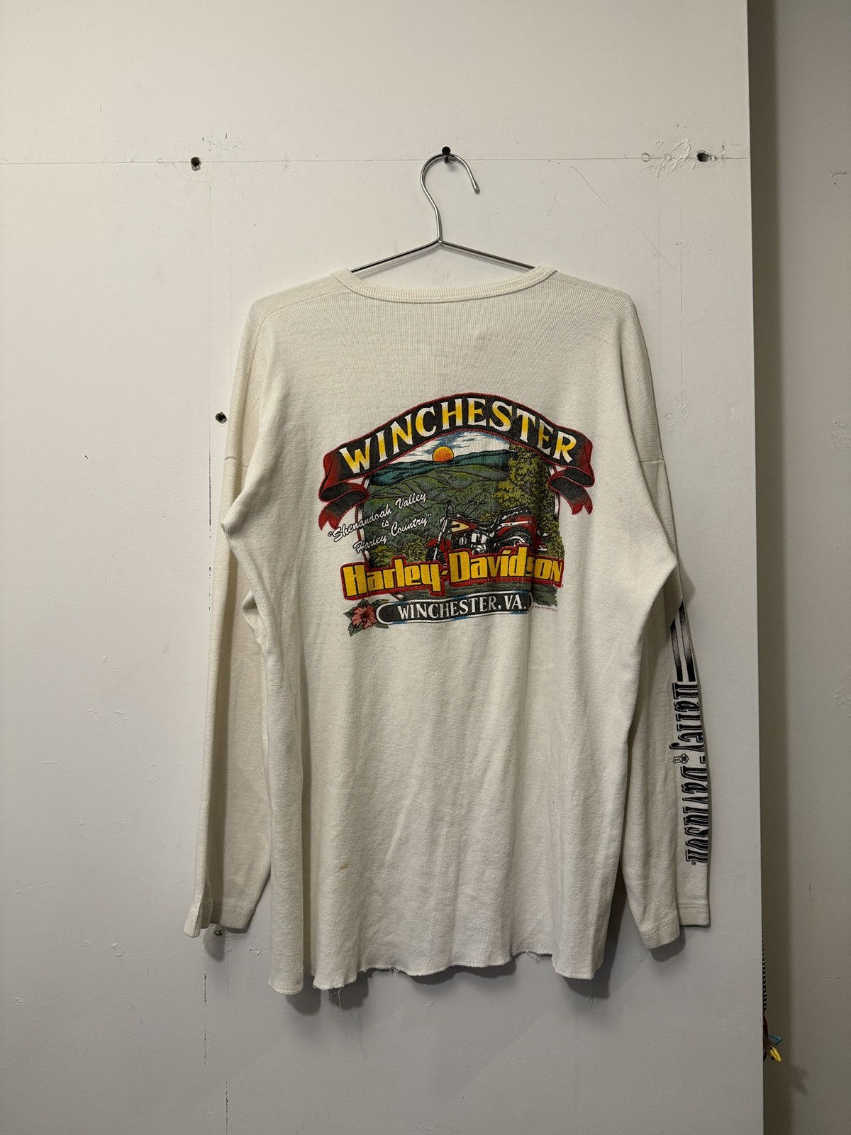 Harley Davidson Thrashed Faded Distressed Harley Shirt ERD Grunge WCC Chrome Size US XXL / EU 58 / 5 - 2 Thumbnail