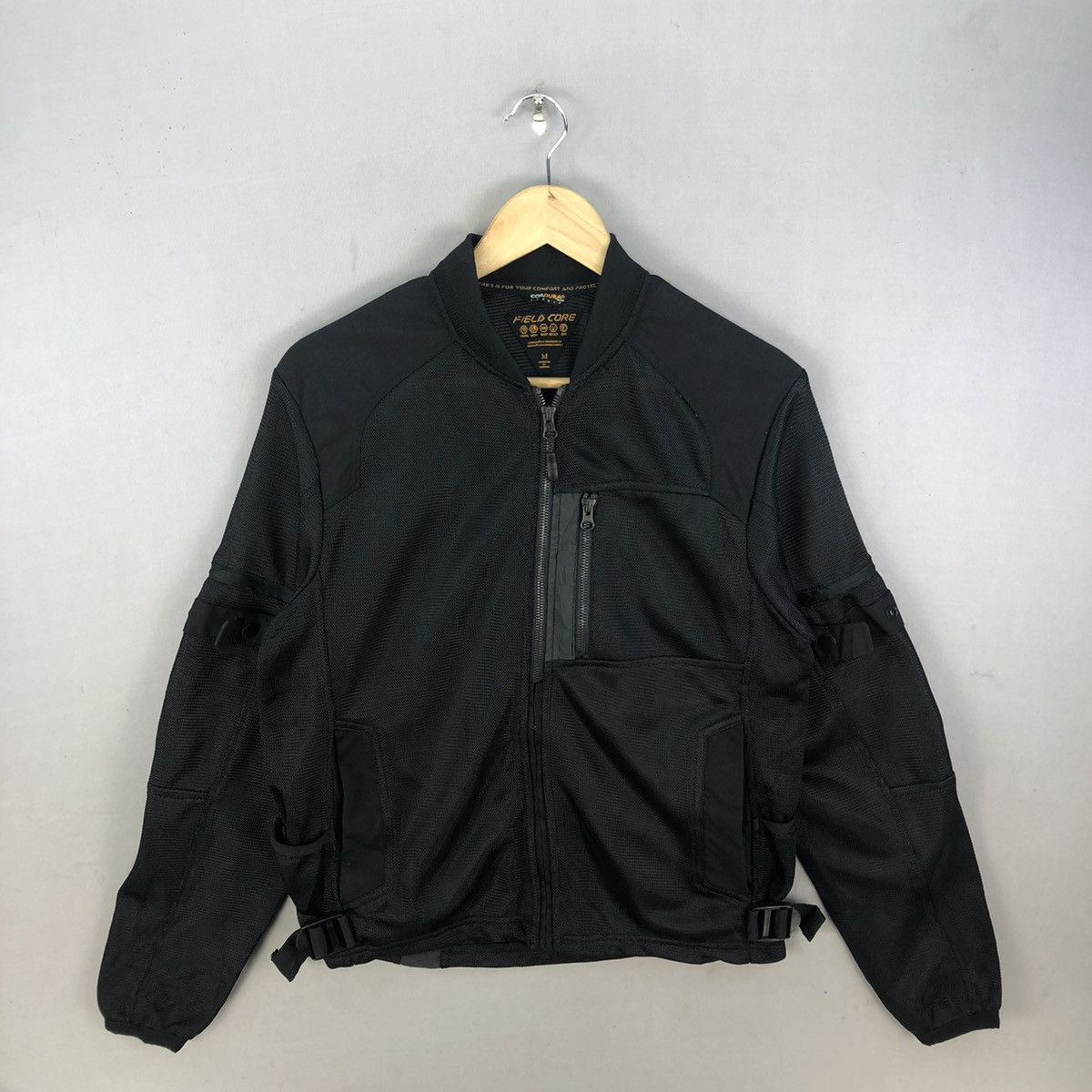 Japanese Brand Fieldcore Codura Zipper Mesh Jacket Rick Owen CDG Undercover Size US S / EU 44-46 / 1 - 1 Thumbnail