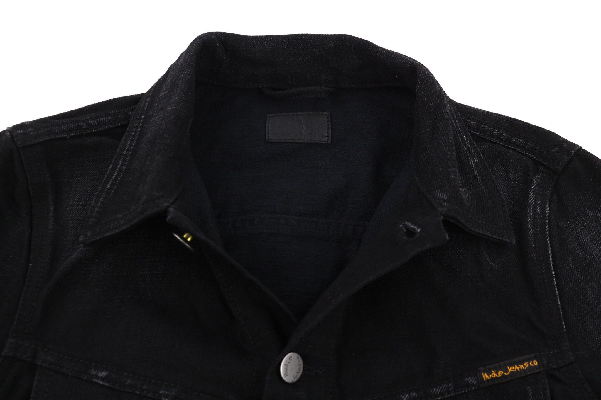 Nudie Jeans BILLY XS Rebel Black B01 Polo Neck Pockets Jacket 81597 Size US XS / EU 42 / 0 - 4 Thumbnail