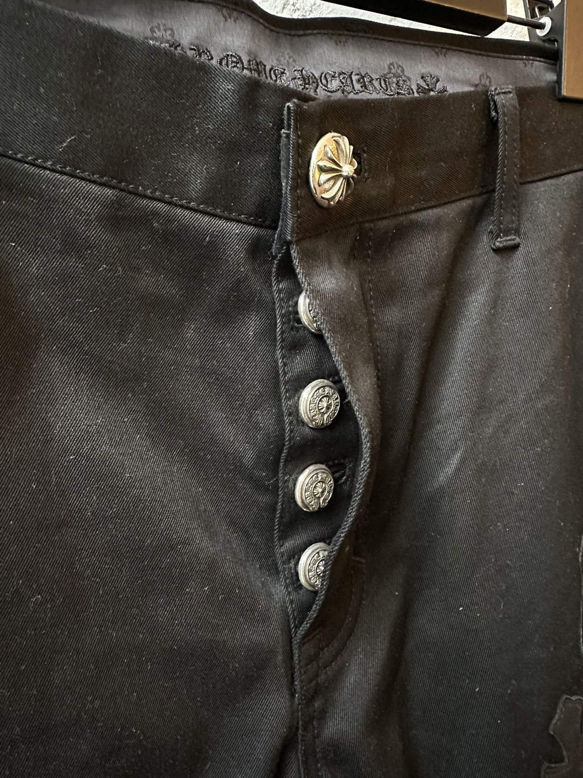 Chrome Hearts CHROME HEARTS PATCH PANTS SZ-40 XXXL Size US 40 / EU 56 - 4 Thumbnail