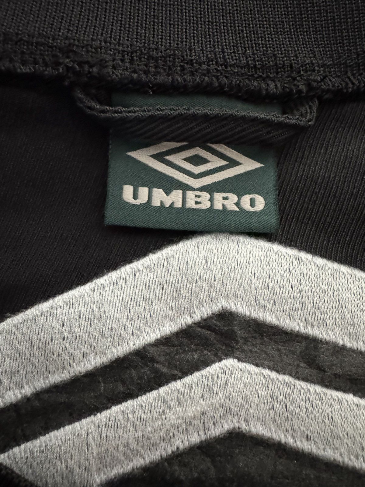 Slam Jam × Umbro Umbro x Slam Jam - 1993 Drill Polo - Black/Burgundy - US XL Size US XL / EU 56 / 4 - 4 Thumbnail