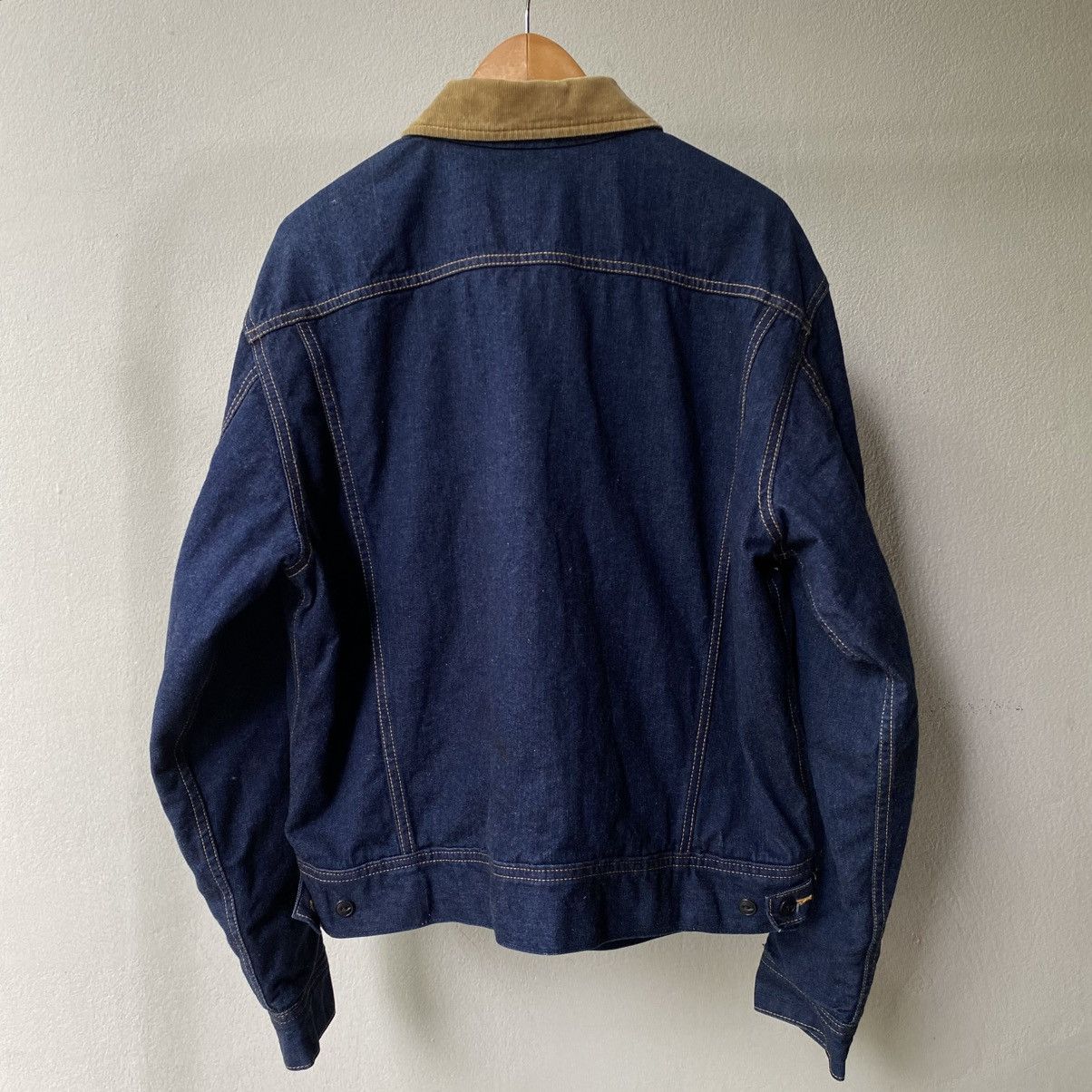 Lee Lee Storm Rider Denim Jacket with Brown Corduroy Collar Size US L / EU 52-54 / 3 - 5 Thumbnail