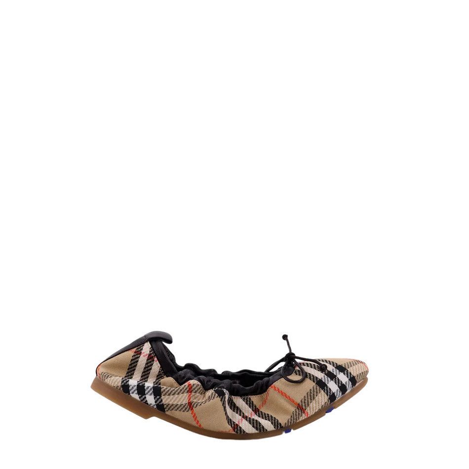 BURBERRY Fawn Beige Ballerina Flats New And Authentic (Women
