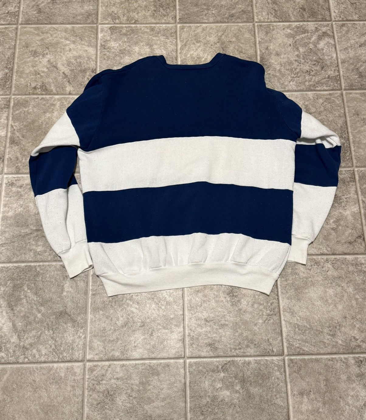 MLB × Vintage Retro World Series Minnesota Twins Striped Crewneck Size US M / EU 48-50 / 2 - 6 Thumbnail