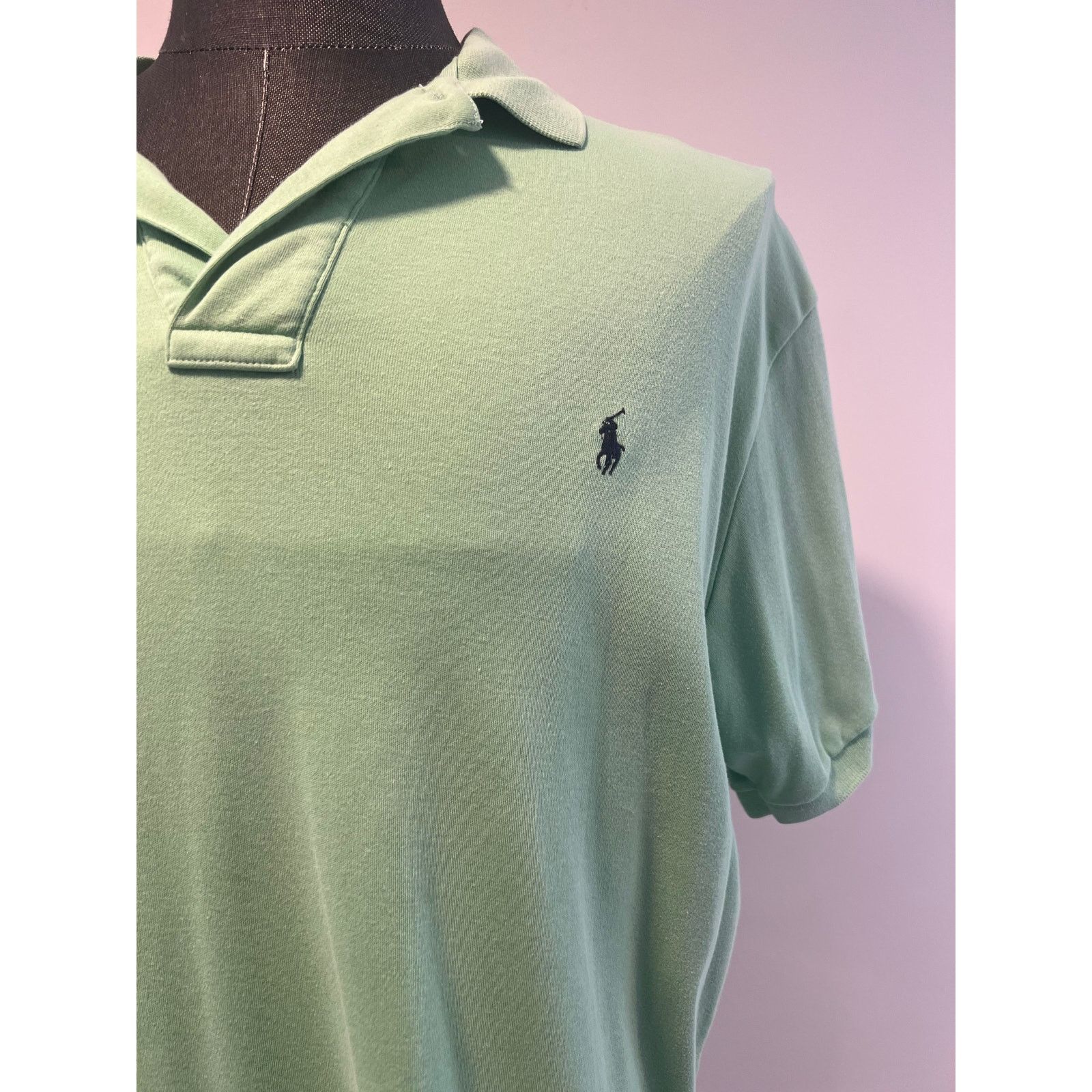 Polo Ralph Lauren Polo Ralph Lauren 100% Soft Cotton Polo Shirt Green Large Size US L / EU 52-54 / 3 - 1 Thumbnail