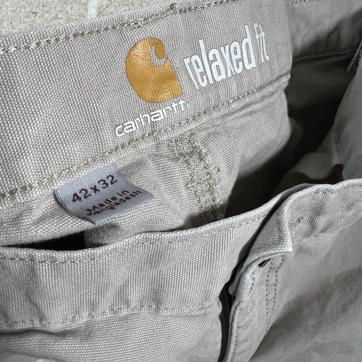 Carhartt Carhartt Men’s 40x30 Tan Carpenter Pants Relaxed Fit Canvas Size US 40 / EU 56 - 10 Thumbnail