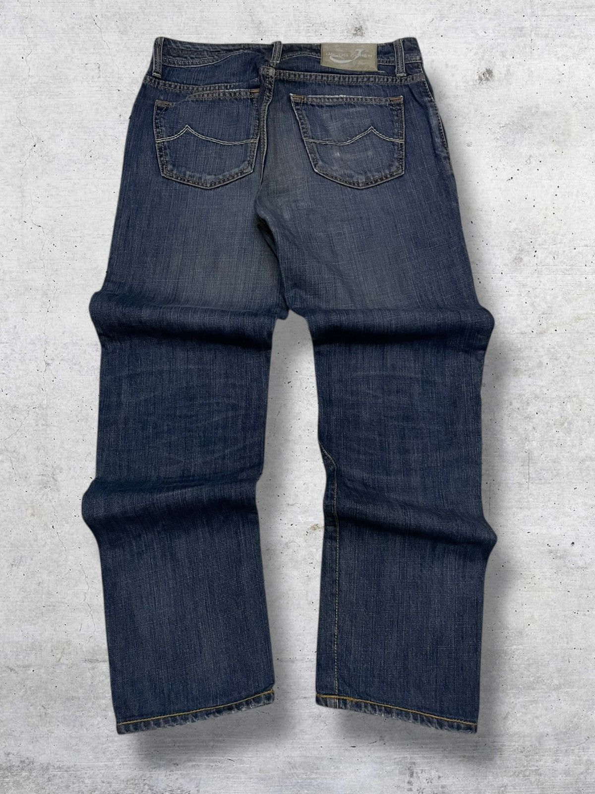 Jacob Cohen VINTAGE JACOB COHEN 90S DESIGNER BLUEWASHED DISTRESSED DENIM Size US 30 / EU 46 - 8 Thumbnail