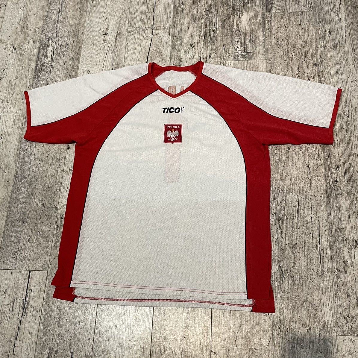 Vintage Vintage jersey Tico 2000 POLAND soccer jersey rare trikot Size US XXL / EU 58 / 5 - 3 Thumbnail
