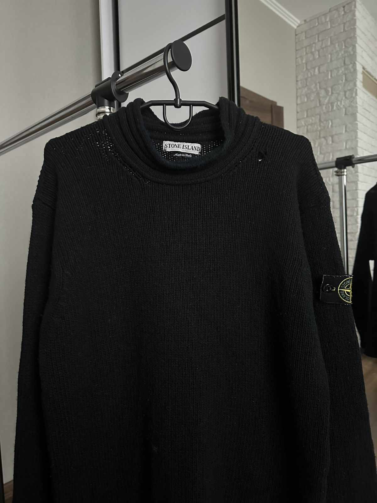Stone Island AW 1998 Stone Island Turtleneck Knit Sweater Wool Vintage Size US L / EU 52-54 / 3 - 5 Thumbnail